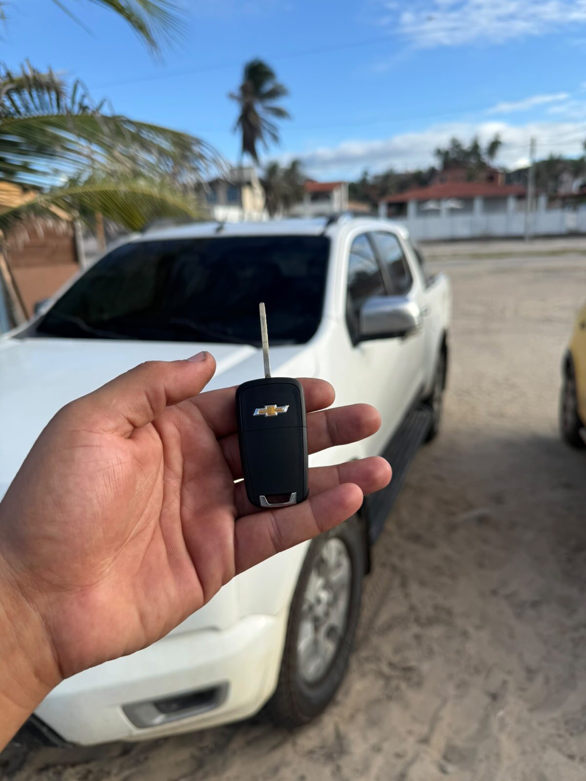 Chave canivete codificada Chevrolet entregue ao cliente